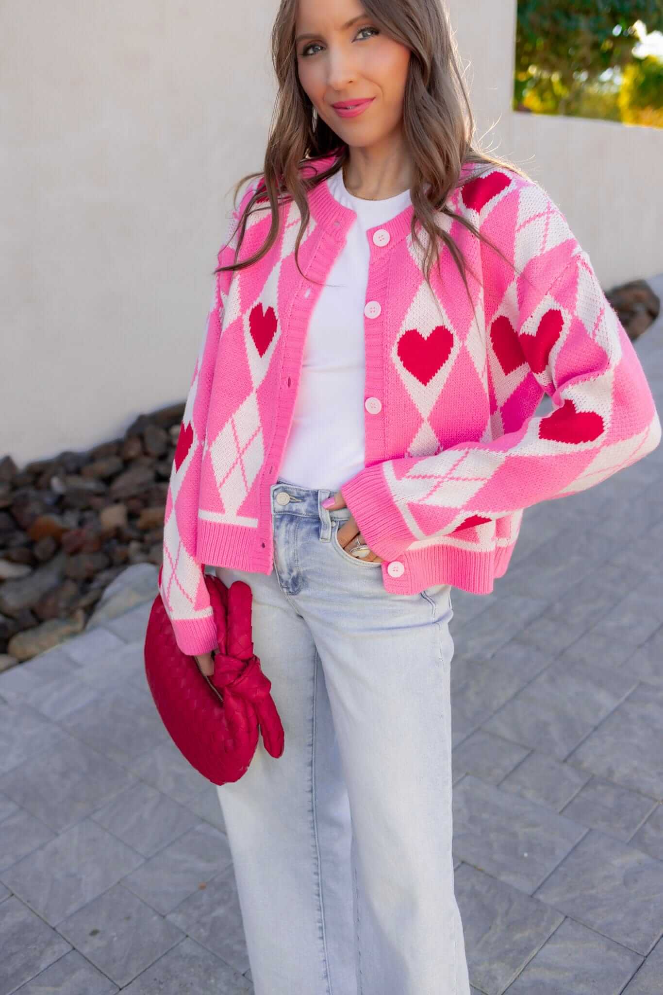 Harley's Heart Knit Cardigan