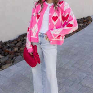 Harley's Heart Knit Cardigan